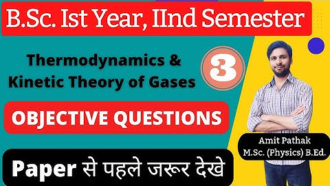 BSc first year Second Semester Physics Objective Questions (MCQ Series)|BSc 2nd semester 2022 |mjpru