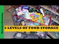 3 Levels of Food Storage Easy Prepper Pantry Meals Emergency Food Kit