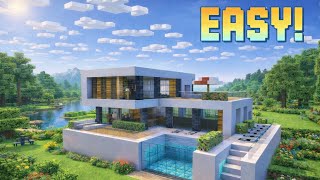 Minecraftta Rüya Ev Modern Villa Yapımı Easy