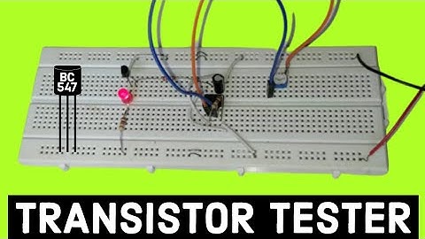 Transistor Testing using 555 Timer IC