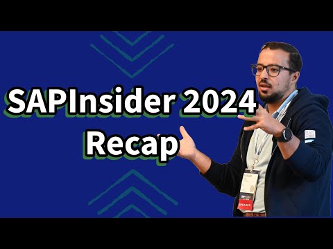 SAPInsider EMEA 2024 Highlights My Unforgettable Experience As A Speaker 