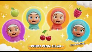 Yum Yum Delicious Fruits from Allah | Bismillah Alhamdulillah Joyful Muslim Kids Song screenshot 3