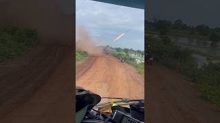 Cambodian Bm21 Grad Mlrs Launching Barrage Of Rockets Towards Thai Territory