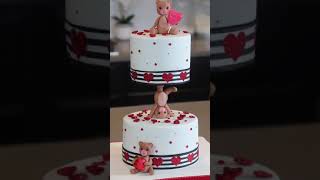 Valentine’s Day Teddy Bear CAKE😋💖 #shorts
