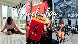 SOLO 72 HOUR NEW YORK CITY TRAVEL VLOG| BROADWAY, SHOPPING, & MORE| LIA LAVON