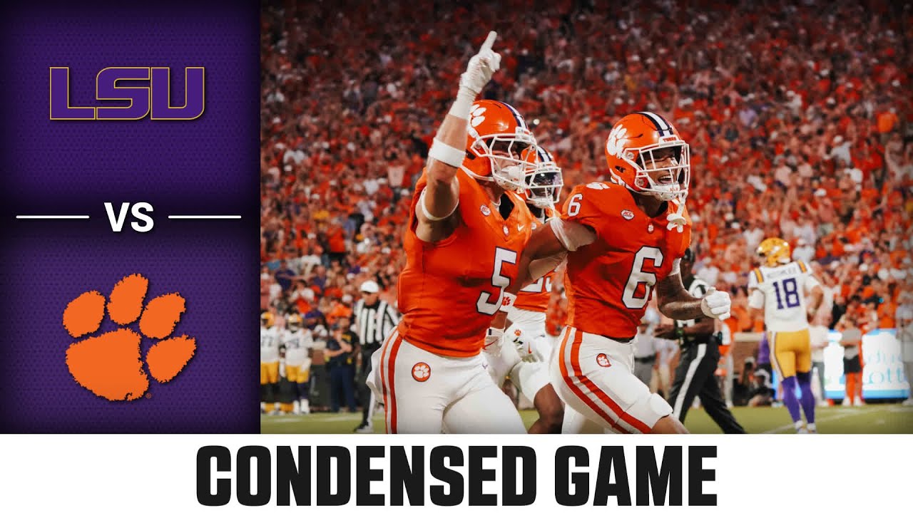 LSU vs. Clemson Condensed Game | 2025 ACC Football