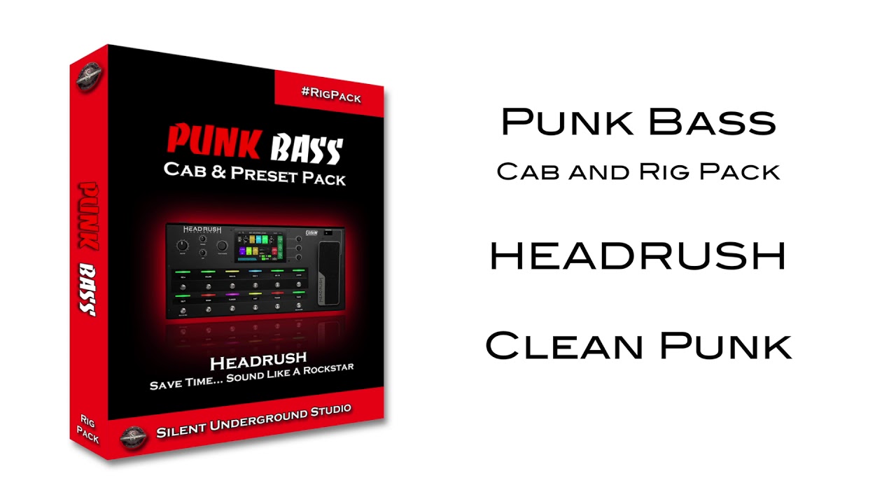 PUNK BASS RIG PACK - Headrush Pedalboard - YouTube