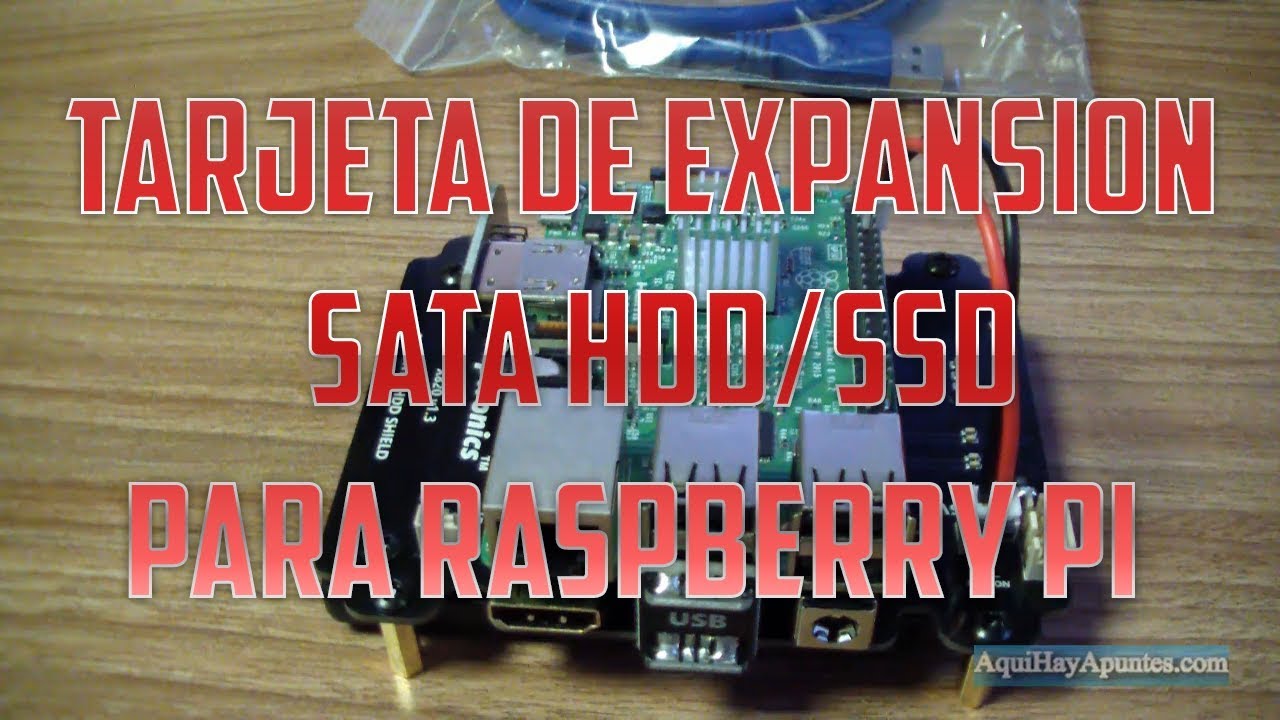 Tarjeta de expansión HDD/SSD para Raspberry pi