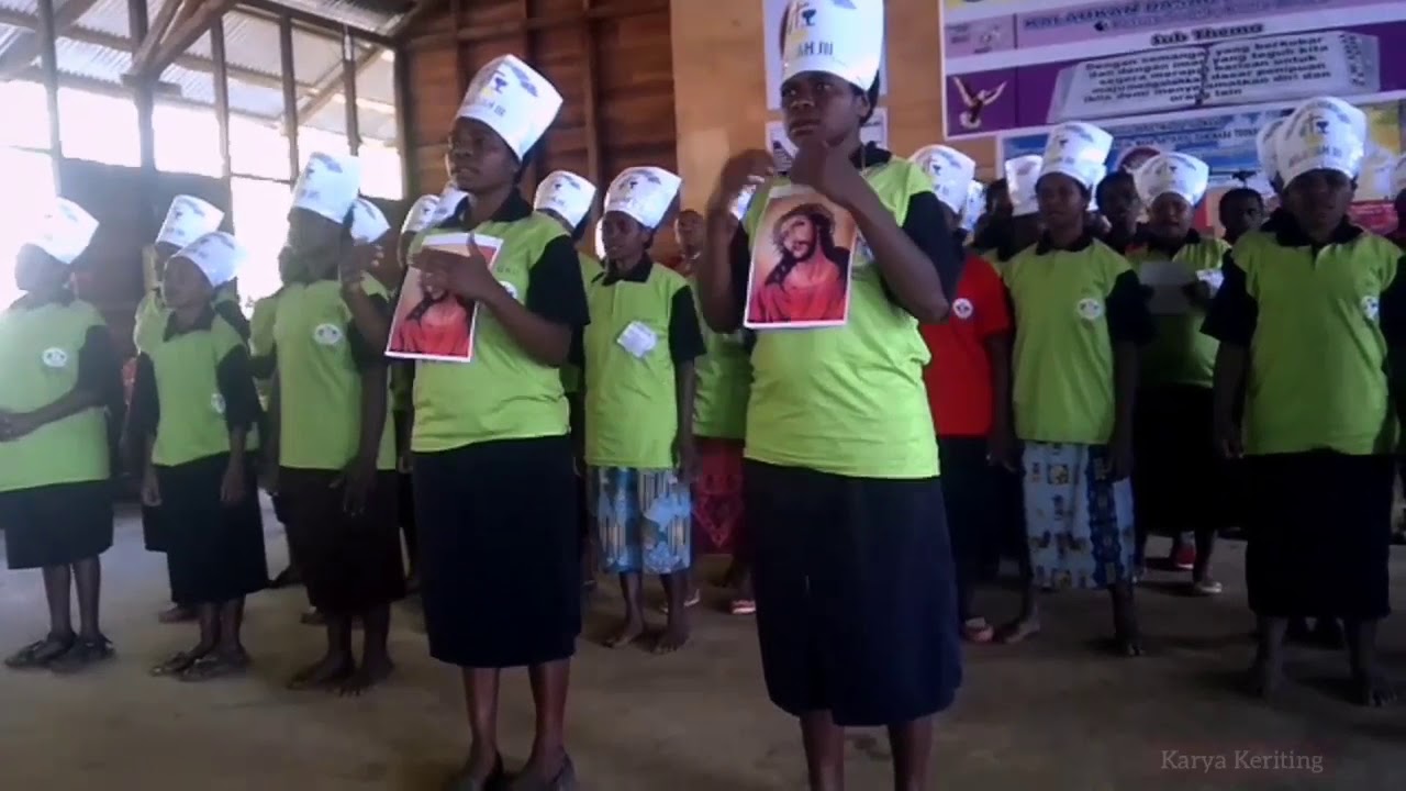 Paduan Suarah yang Merduh Mengharukan Peserta Retread GKII Wilaya III