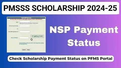PMSSS Students is Your Payment Sent To PFMS Or Not Step by Step Process to Check