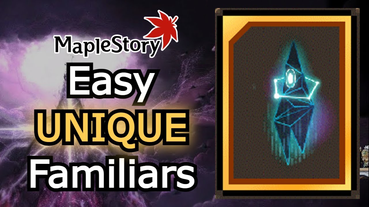 MapleStory: Как получить уникальных фамильяров БЕСПЛАТНО