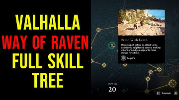 AC Valhalla Full Skill Tree - Way of the Raven Full Skill Tree Unlocked