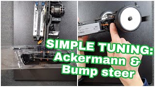 SIMPLE TUNING: Ackermann & Bump steer