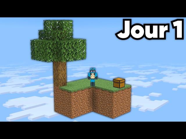 100 Jours sur un Skyblock Minecraft en Hardcore..