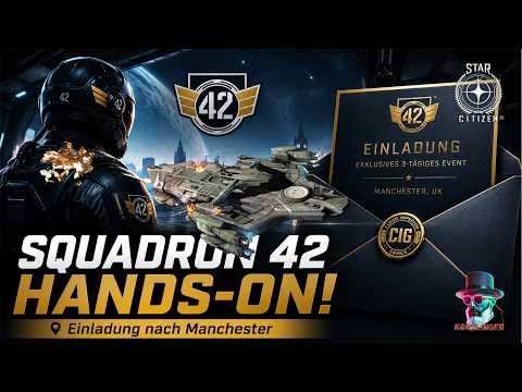 Squadron 42 becomes playable: CIG event invitation, Railen & Tully!