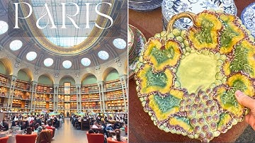 🇫🇷秋晴れパリ散歩🍂フリーマーケット＆美しき図書館のナビ派展