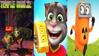 Talking Tom Gold Run vs Temple Run 2 Spooky Summit vs Despicable Me ...