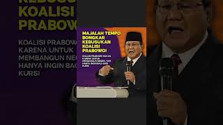 KEBUSUKAN PRABOWO DI BONGKAR...!!! Majalah Tempo Buka Busuknya Prabowo #youtube #ytshorts #video