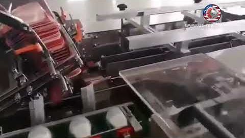 Manual feeding light LED bulb feeding horizontal type cartoning machine encasing line with leaflet i