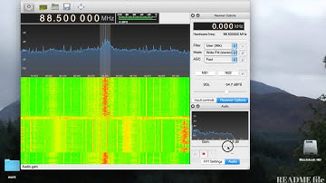 README file: Using gqrx on Mac OS X