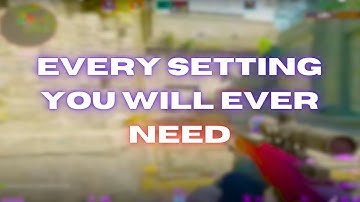 The ONLY CS2 Settings Video YOU WILL EVER NEED