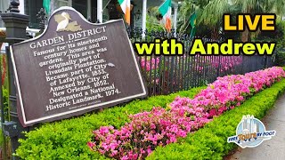 New Orleans' Garden District in Bloom | Live with Andrew