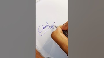 how to learn your signature name 🔥 #shorts #calligraphy #signature #art #handwriting #handmade #art