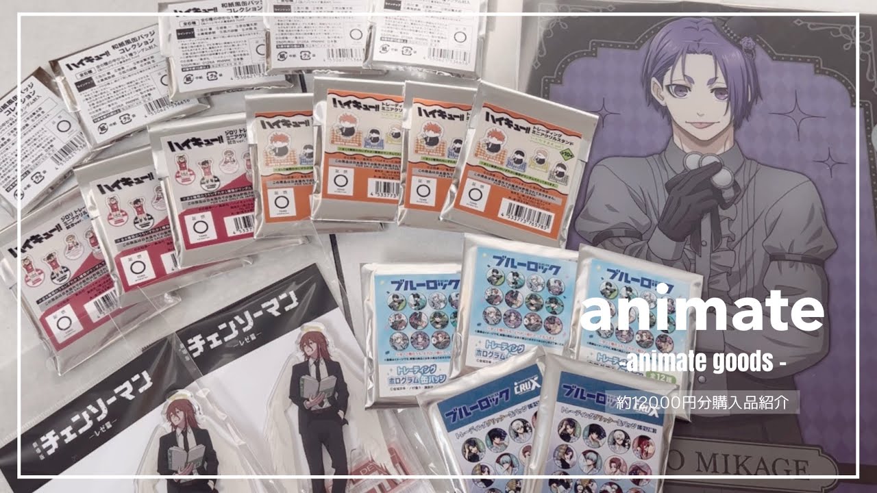 ꒰ 開封 ꒱ 約12000円分💰アニメイト購入品久しぶりに開封していくよ૮ .  ̫ .｡ ა