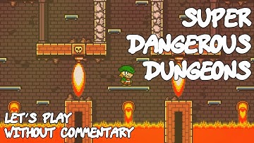 Super Dangerous Dungeons - Full Game Part 3 (Fire Dungeon) | PC Gameplay | Maus and Keebord