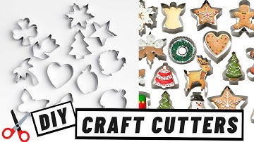 How To Make Customised Cookie Cutters|DIY Clay Cutters| Easy Cutter/Clay Cutter| Minitha Abraham