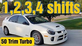 Neon SRT4 1,2,3,4 gear pull! 50 trim turbo.