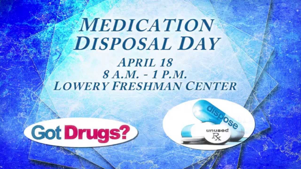 Medication Disposal Day! 