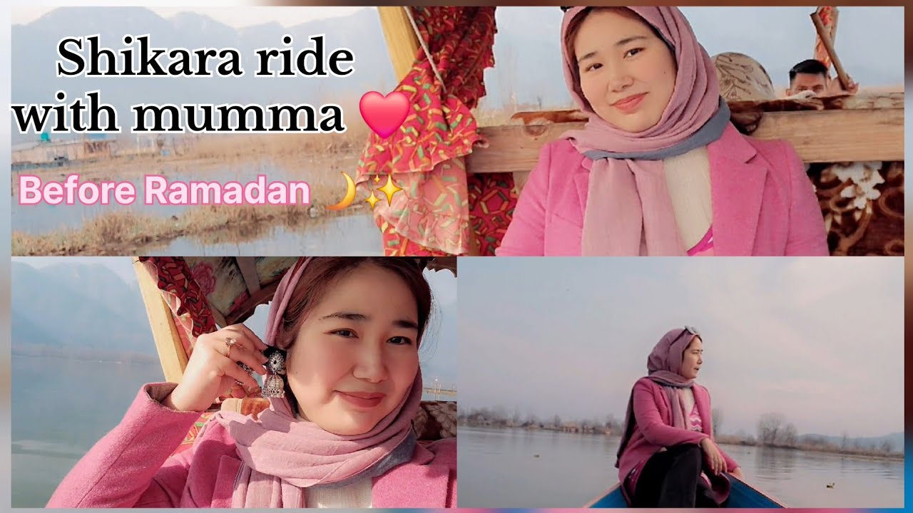 Shikara ride vlog with mom before Ramadan 2026 🌙🤌|| Voice over vlog  😊