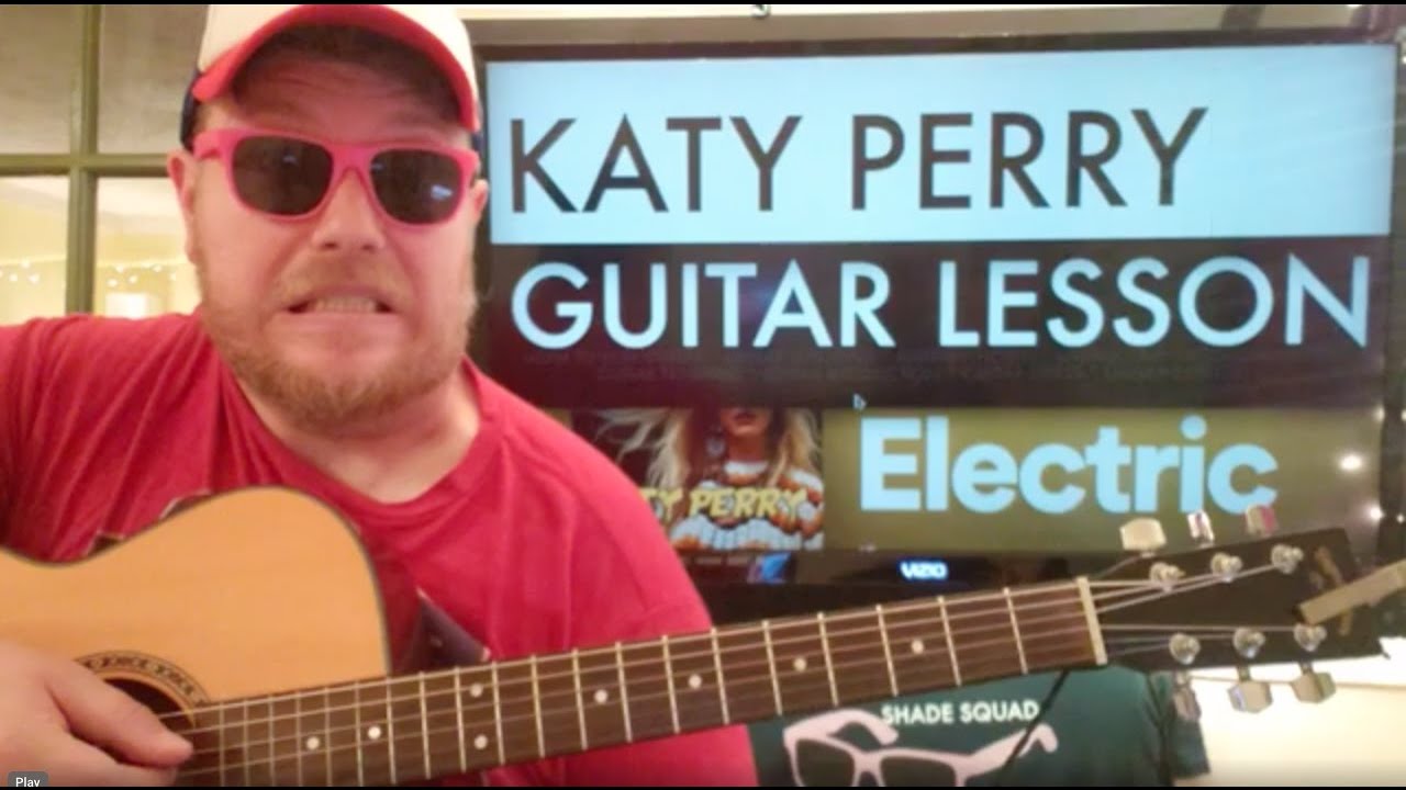 How To Play Electric Guitar Katy Perry // easy guitar tutorial beginner