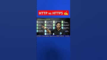 HTTP vs HTTPS | UGC NET Paper 1 ICT #shorts #shortsfeed #ugcnet2024 #jrfaddawithaditi