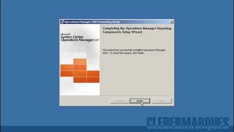 Instalação completa do SCOM 2007 em um único servidor - Passo 6