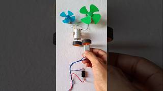 Dc motor experiment running by single motor | #dcmotor #shorts