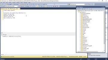 Crear Tabla y procedimientos almacenados en SqlServer 2014 #2