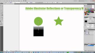 How to use Adobe Illustrator to make a reflection effect.