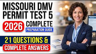 2026 MO DMV Permit Test 5: Pass 21 Real Exam Questions Now Questions and Complete Answers