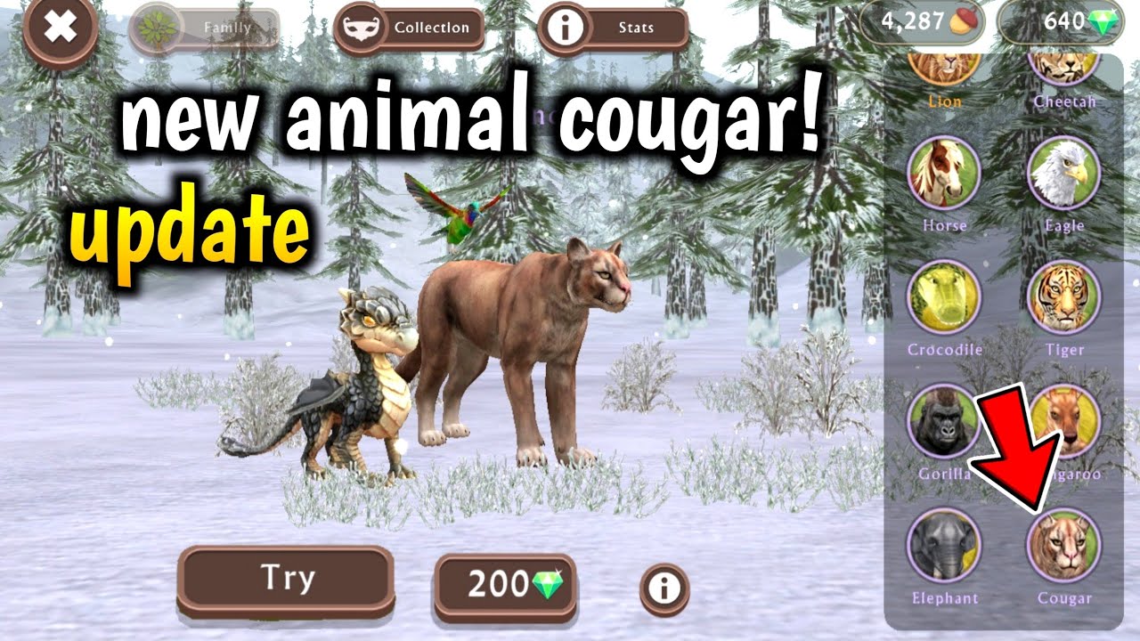 Wildcraft Christmas update 2025 new playble animal cougar new crismas battle arena map 🎄crocodile 🎄