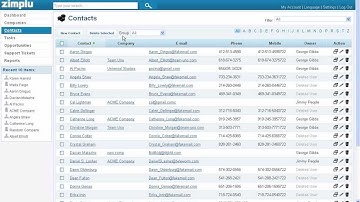 How to Create Contact Groups in Zimplu CRM