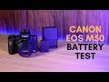 Canon EOS M50 Battery Test