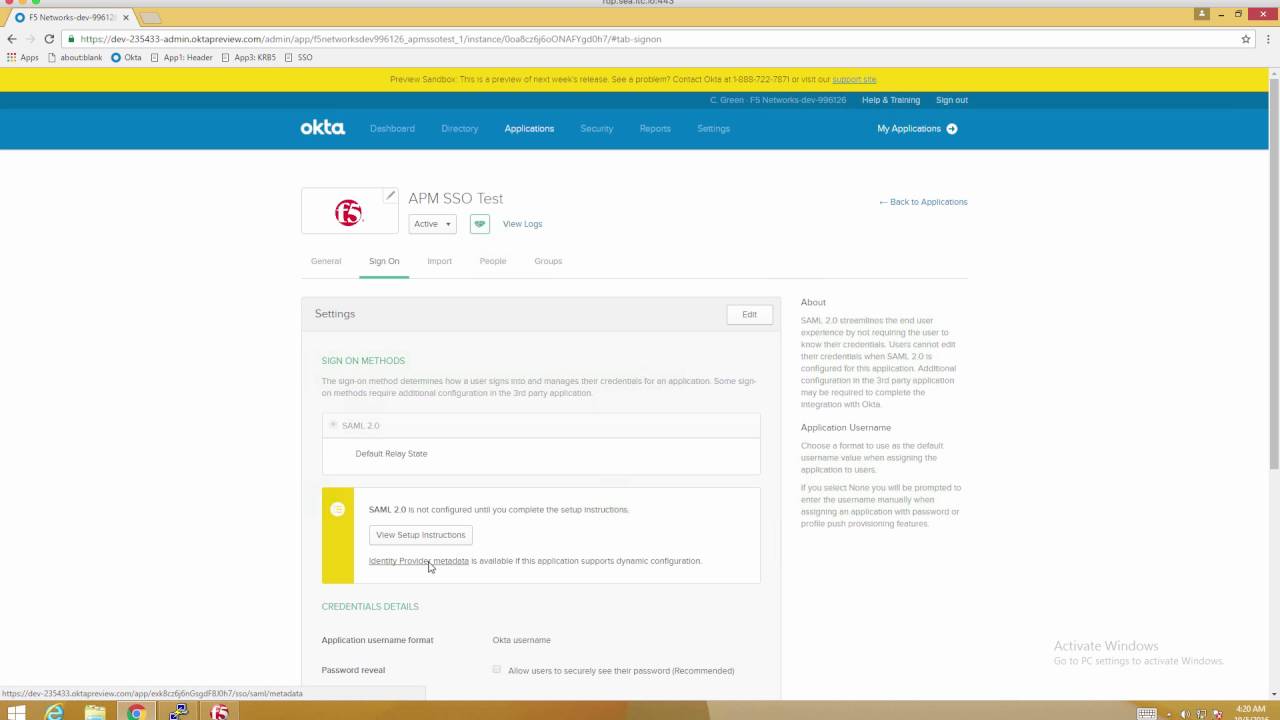 F5 APM And Okta Password Based SSO YouTube f5-apm-and-okta-password-based-sso-youtube