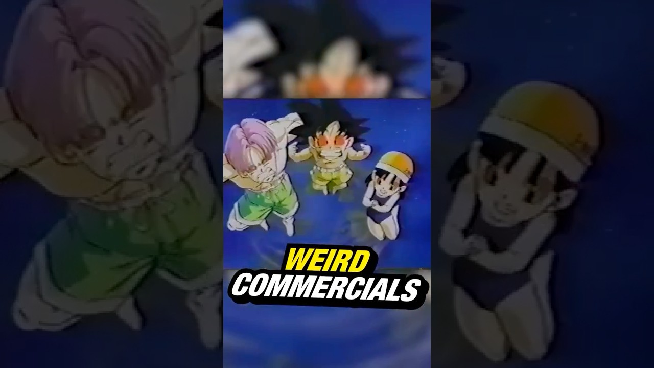 Dragon Ball Z Had WEIRD Commercials  #goku #anime #dragonball