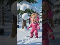 Snowball Fight 3D Animation #animalcartoons #3danimation #animatedstories #animationvideos