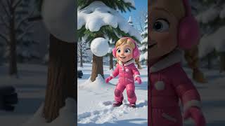 Snowball Fight 3D Animation #animalcartoons #3danimation #animatedstories #animationvideos