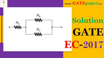 GATE 2017 Find the ratio of maximum to minimum values of the resistances given