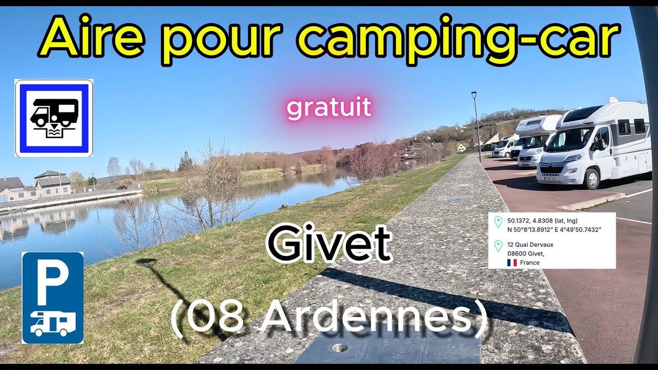 Aire pour camping car gratuite