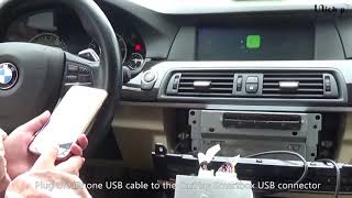 Unichip Wireless Apple Carplay Retrofitting For 2015 Bmw 535 F10 Cic Head Unit